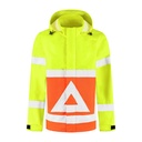 RWVRJ100 Warnschutz Regenjacke 