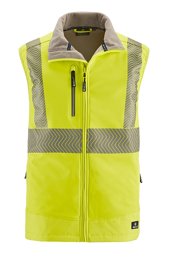 3425 Paramus 4PROTECT® Warnschutz-Softshellweste (S)
