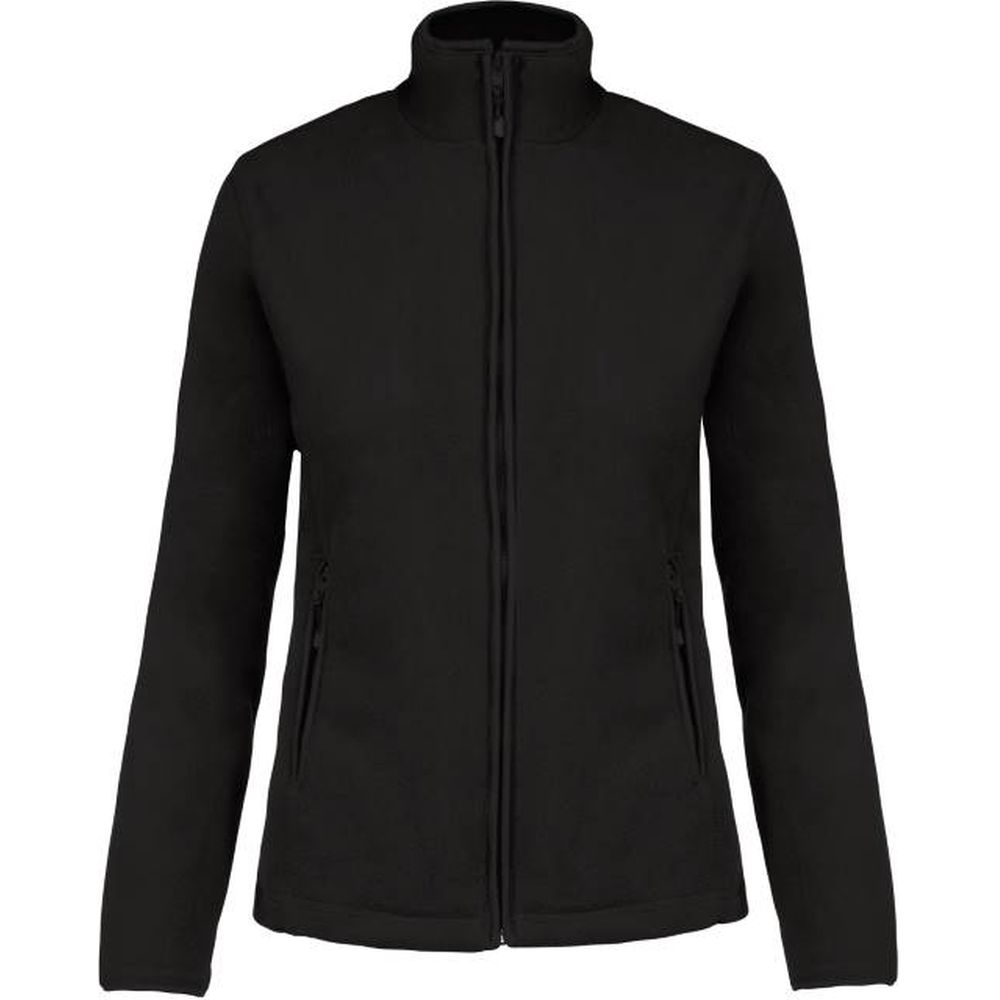 [20K90700201] KARIBAN K907 Maureen Damen Microfleece Jacke, black | 20.K907 (S)