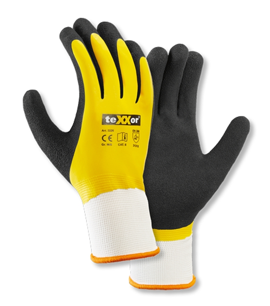TEXXOR teXXor® Polyester-Strickhandschuhe LATEX | 2226