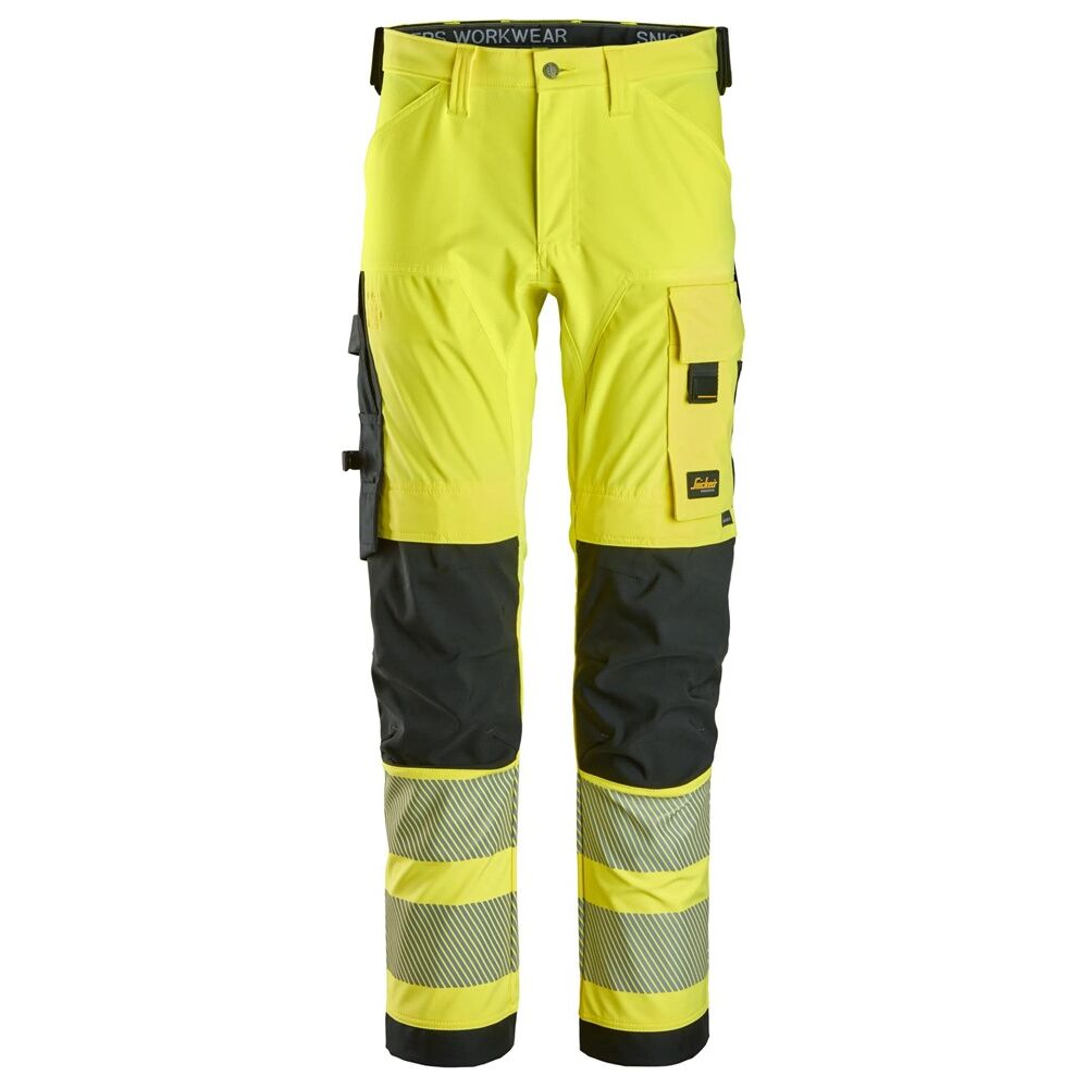 SNICKERS High-Vis, 4-Wege-Stretch-Hose, Warnschutzklasse 2 | 6336 (5504 high visibility orange/black, 44)