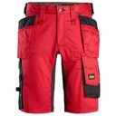 SNICKERS AllroundWork Stretch-Arbeitsshorts, chili-schwarz | 6141