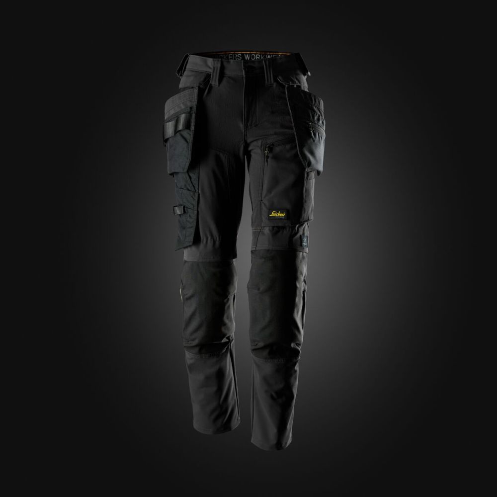 SNICKERS AllroundWork, Damenhose aus Stretchgewebe mit abnehmbaren Holstertaschen | 6217