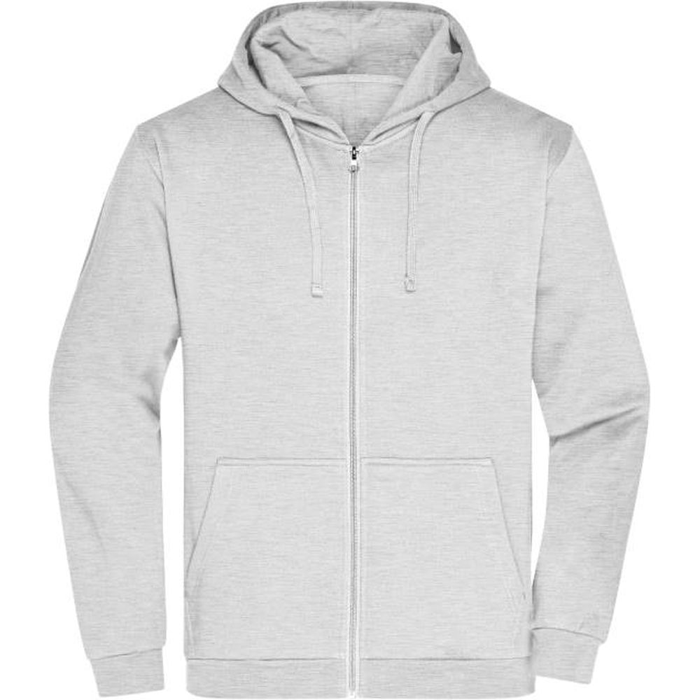 [02075660001] DAIBER JN756 Herren Kapuzen Sweatjacke | 02.0756 (ash, S)