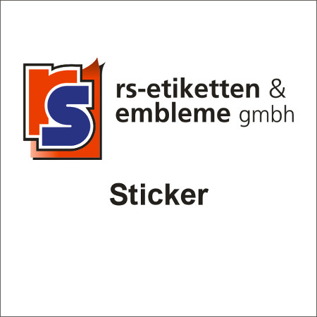 sticker-50-m Sticker Emblem, bis 50 cm², mehrfarbig