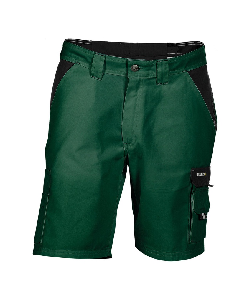 DASSY Roma | zweifarbige Arbeitsshorts | 250024 (grün/schwarz, 42)