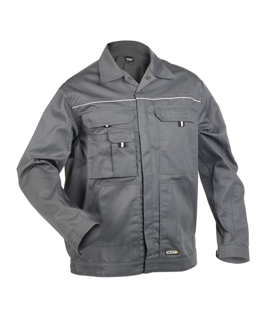 DASSY Nouville | Arbeitsjacke | 300195 (grau, XS)