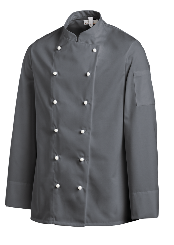 12/8790/Fb Kochjacke (10 schwarz, 42)
