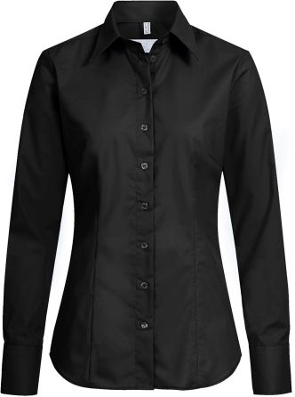 6515.1120 Damen-Bluse 1/1 RF Basic (010 schwarz, 32)