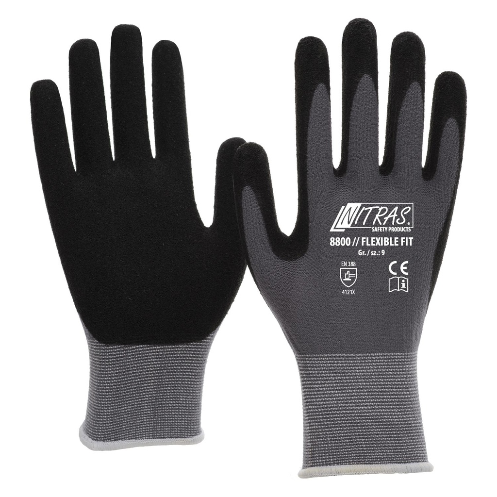 NITRAS FLEXIBLE FIT Strickhandschuhe | 8800