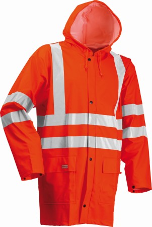 LYNGSOE HI-VIS Regenjacke | LR55 (05 hi-vis orange, S)