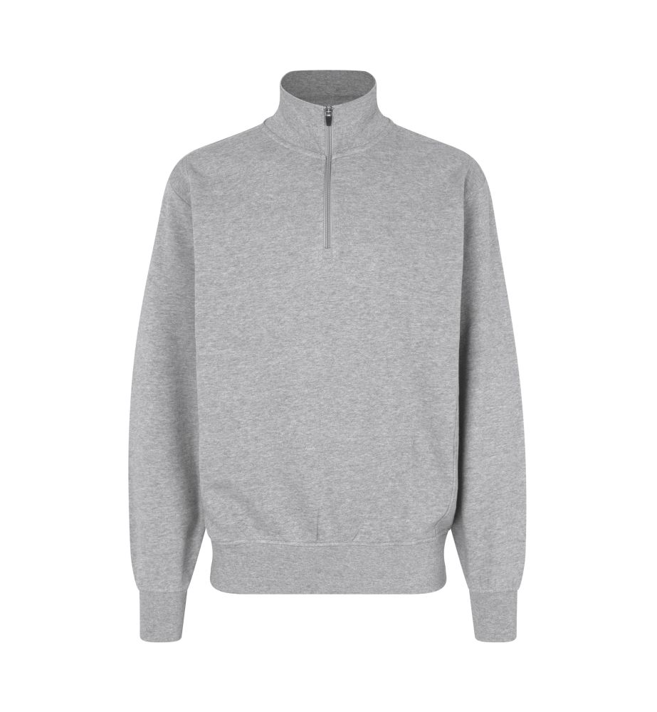 ID IDENTITY Sweatshirt | Reißverschluss  | 0603 (grau meliert, S)