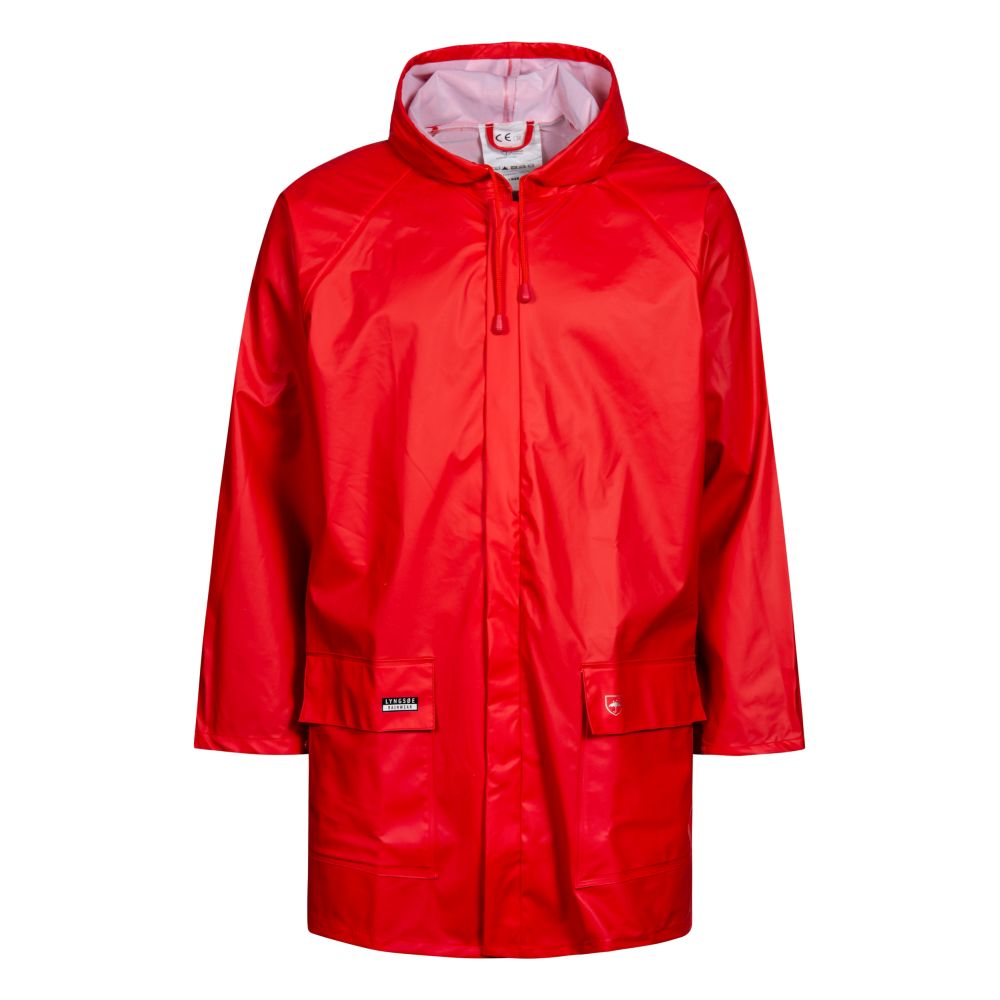 LYNGSOE Regenjacke in PU-Qualität | LR48 (02 rot, S)