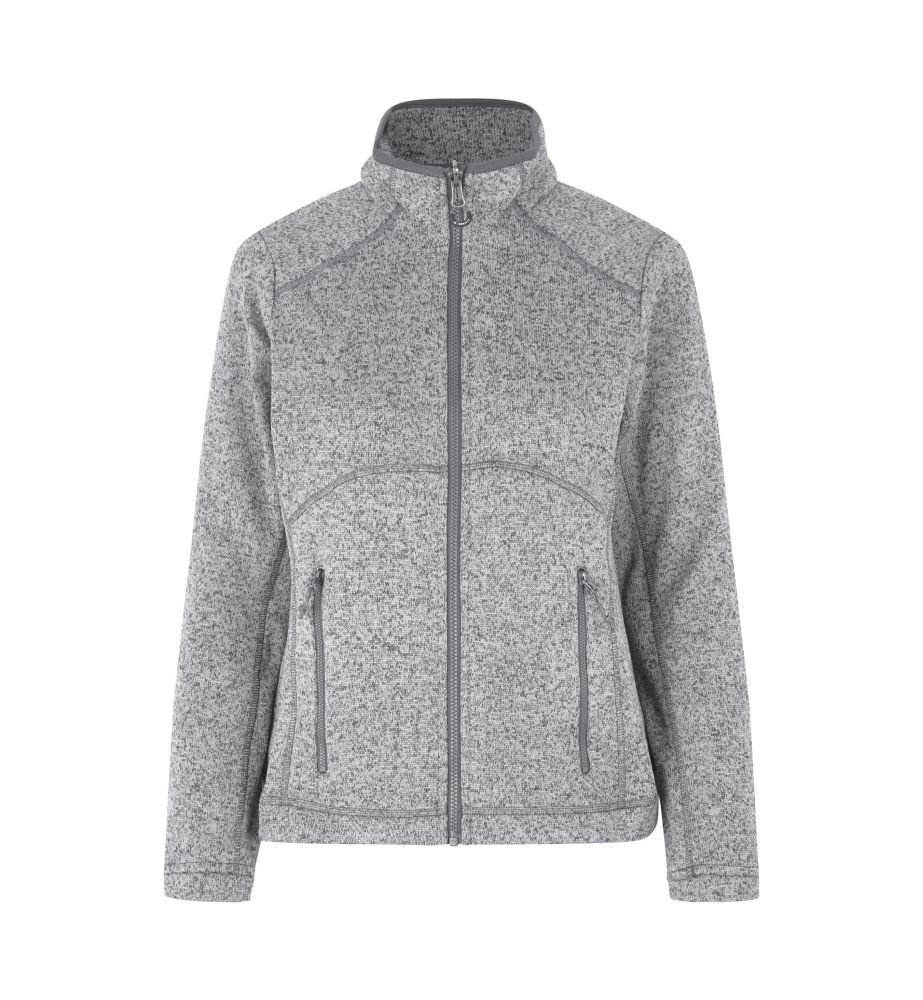 0848 Zip-n-Mix Fleece | Melange | Damen (graphit meliert, S)