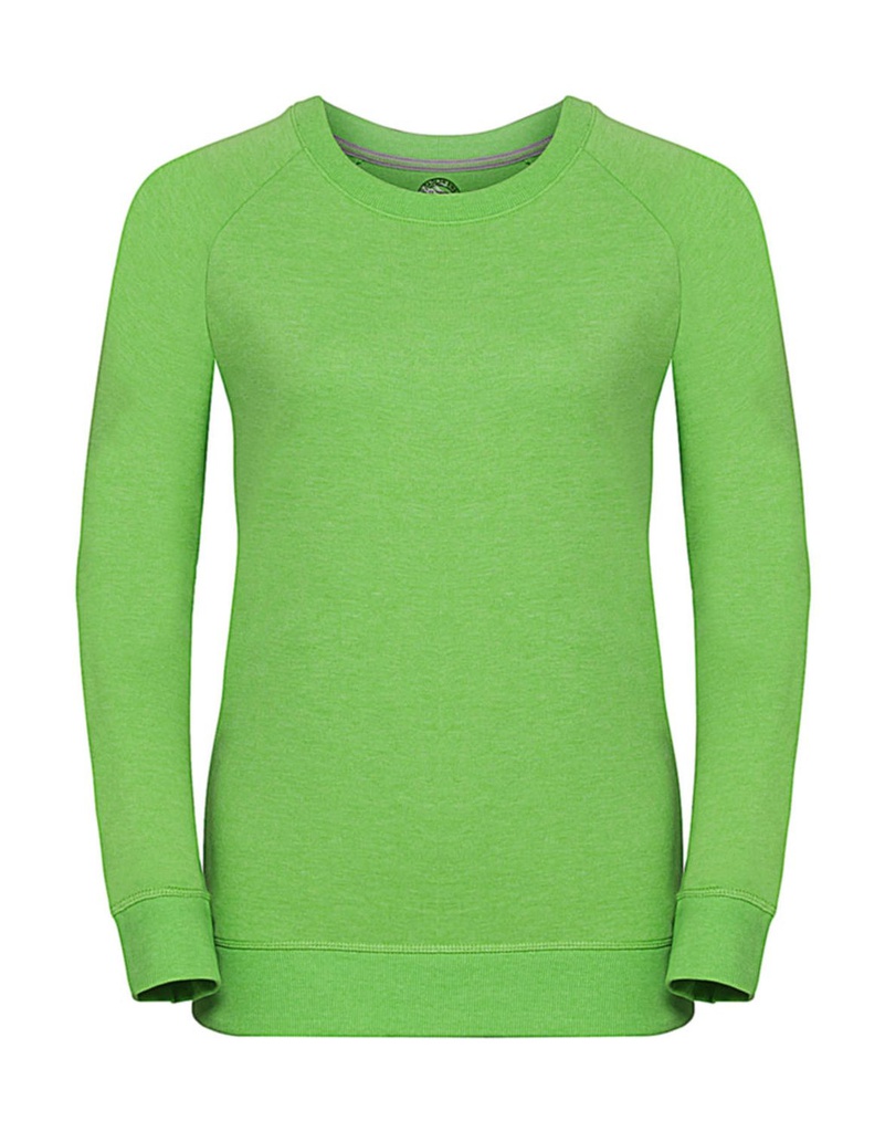 222.00-green marl-M Damen-Sweatshirt (sdVr)