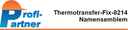 TR-FIX-8214 Thermotransfer-Fix-8214 Namensemblem