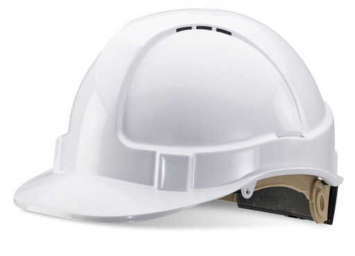 BBVSHRHW Schutzhelm mit Drehverschluss, weiß