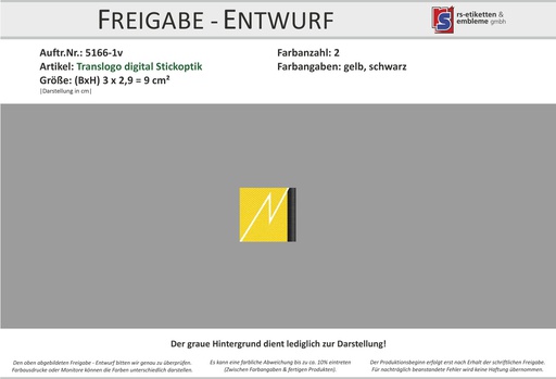 [RS-5166-1v] KGAB Logo | klein | gelb