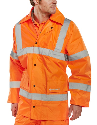TJ8 Warnschutz-Regenjacke