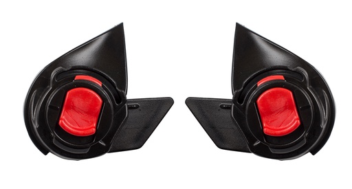 KAWAC00009 Visieradapter für Zenith Schutzhelm schwarz / rot