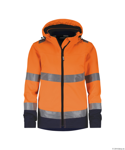 300466 Dassy Malaga Warnschutz-Softshelljacke| Damen