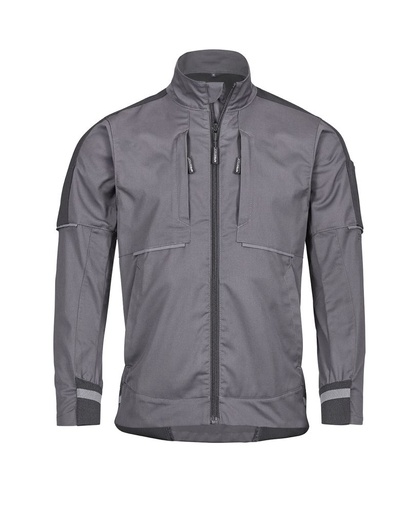 3017 4PROTECT® Workwear Bundjacke, grau/schwarz