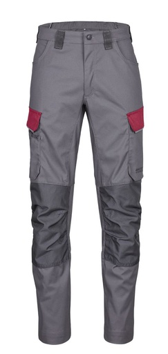 3053 4PROTECT® Workwear Hose, grau/rot