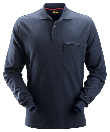 2660 ProtecWork Langarm-Poloshirt, navy