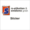 sticker-50-m Sticker Emblem, bis 50 cm², mehrfarbig