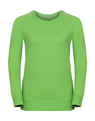 222.00-green marl-M Damen-Sweatshirt (sdVr)