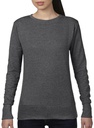 292.08 heather dark grey Damen-Sweatshirt (sdVr)